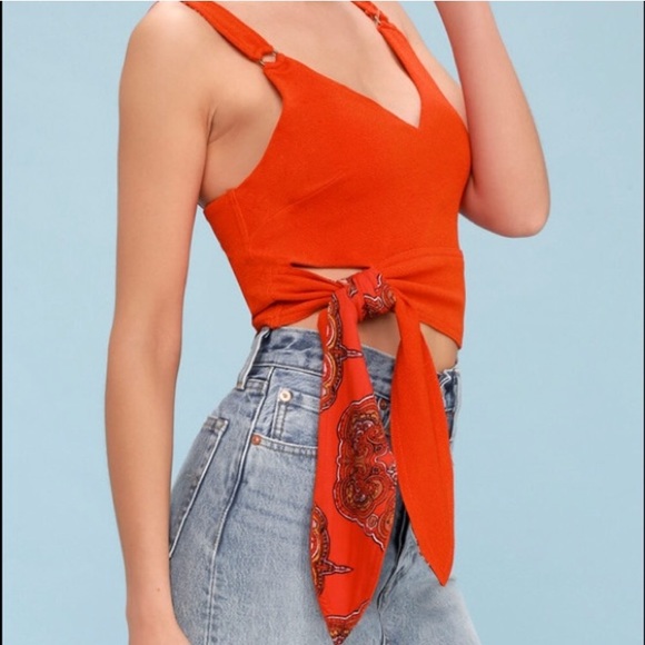 Free People Tops - Free people side tie tank top